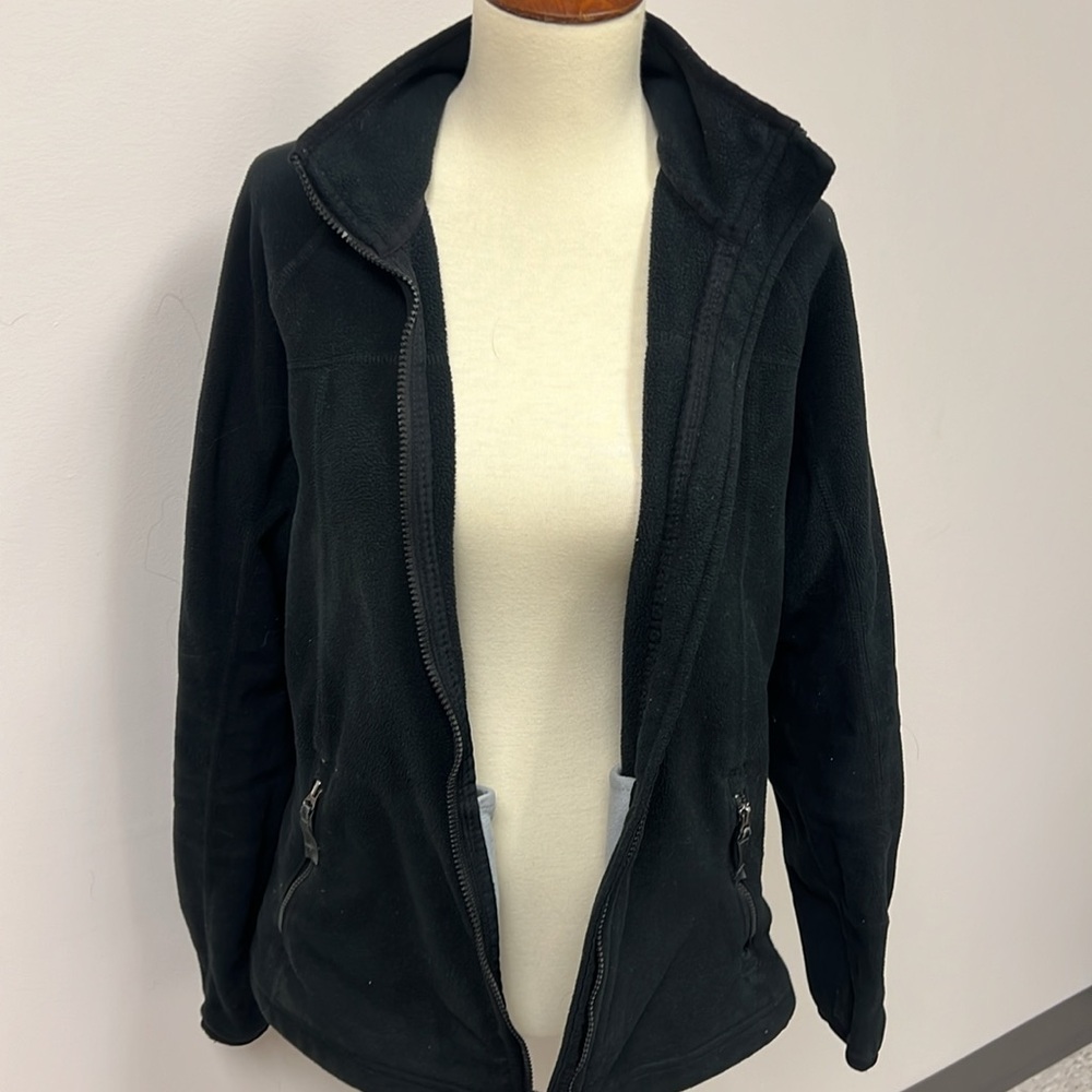 Black fleece zip up - Picture 2 of 3